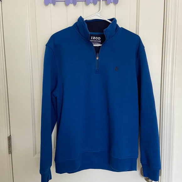 EUC | IZOD‎ men’s advantage performance stretch quarter zip jacket — medium - Picture 1 of 6